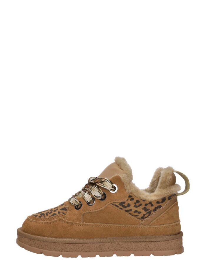 Shoecolate Veterschoenen Laag – Cognac