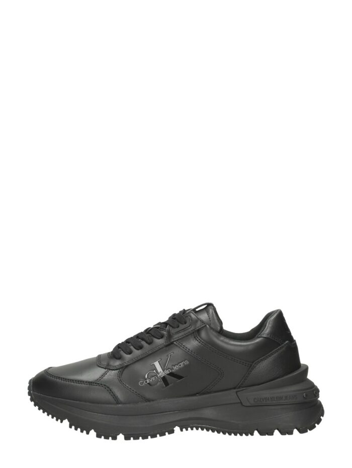 Calvin Klein Chunky Runn Laceup Low Lth-nappa – Zwart