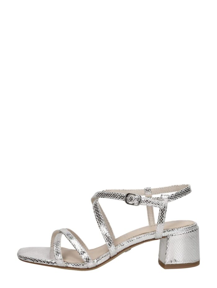 tamaris Sandalen Hak Zilver – Zilverkleur
