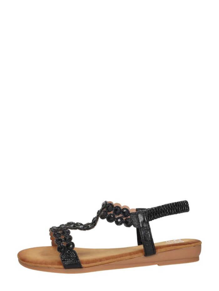 Sub55 Sandalen Plat – Zwart