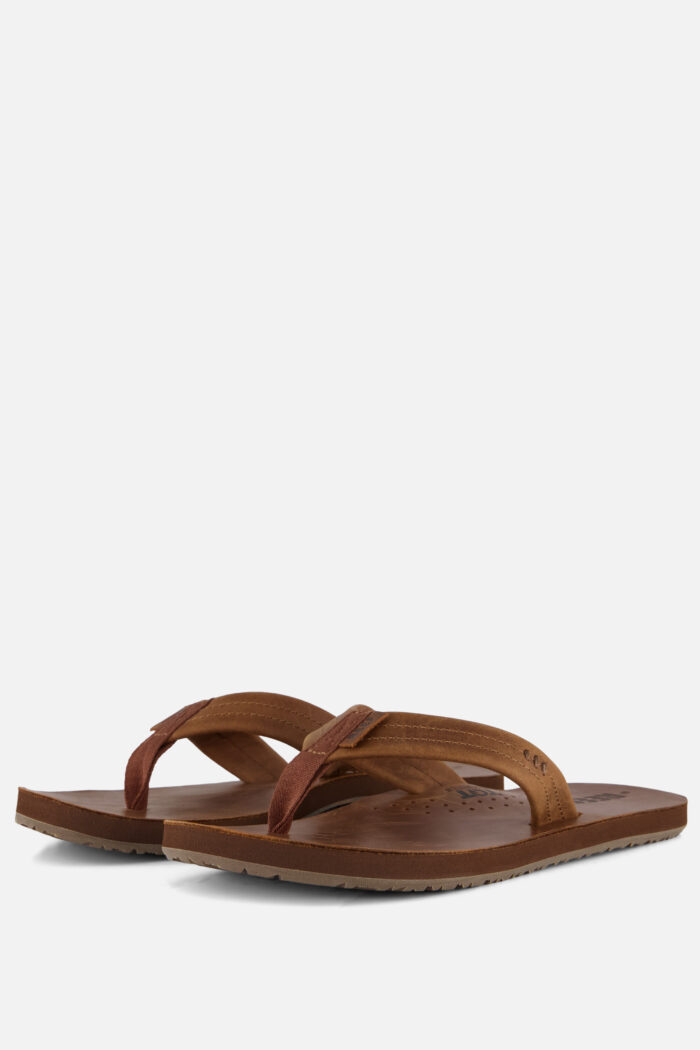 Reef Draftsmen Slippers bruin Leer