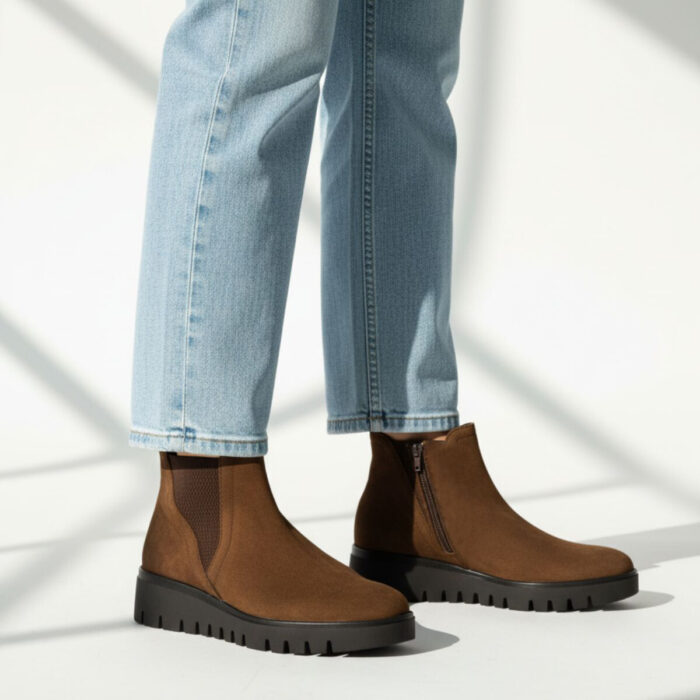 Gabor Chelsea boots bruin Suede