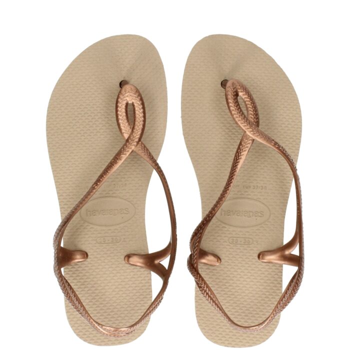 Havaianas Luna slippers – Goud