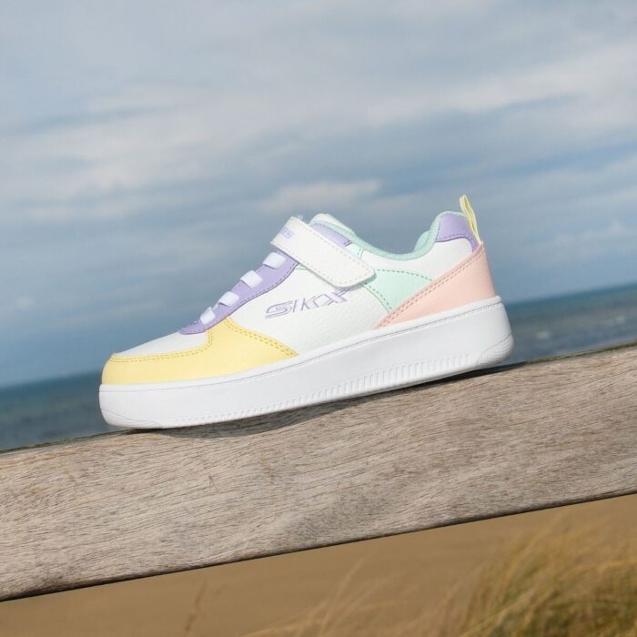 Skechers Sport Court 92 Sneakers wit Synthetisch