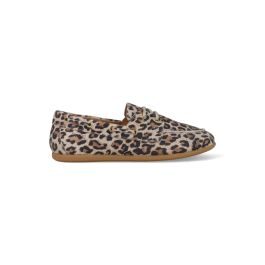DWRS label Latty loafers leopard sand Leer Dames – Beige