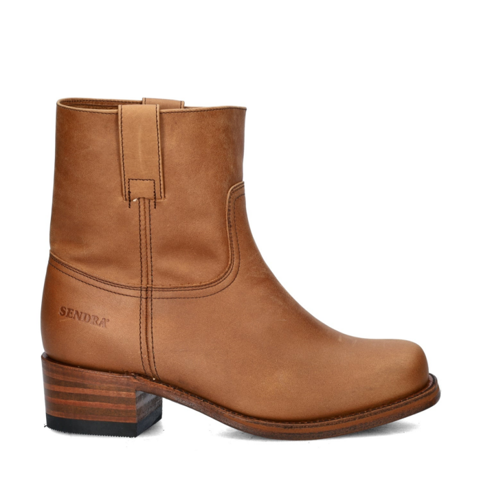 Sendra 13012 rits- & gesloten boots – Cognac