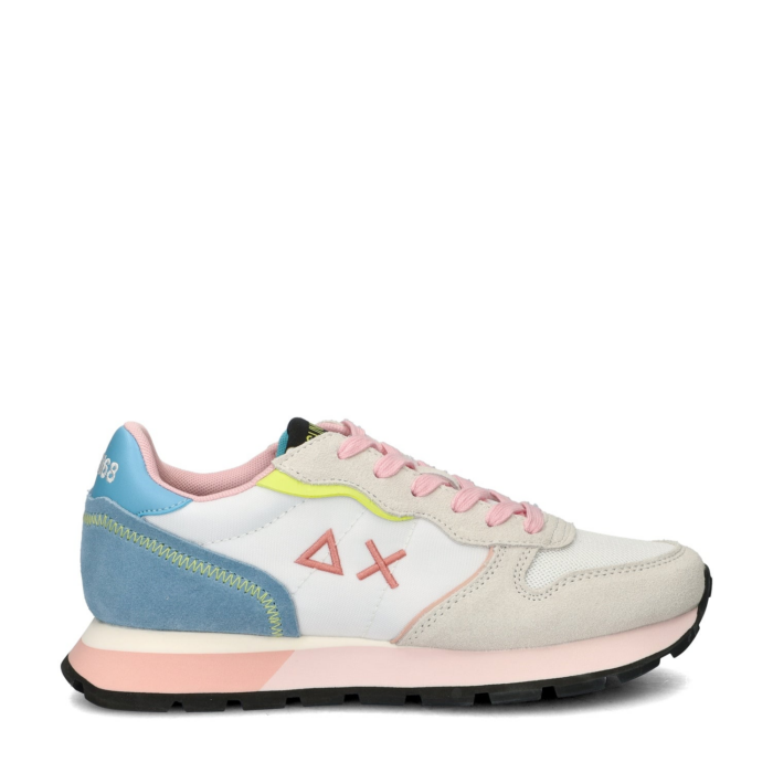 Sun 68 Ally Color Explosion lage sneakers – Wit