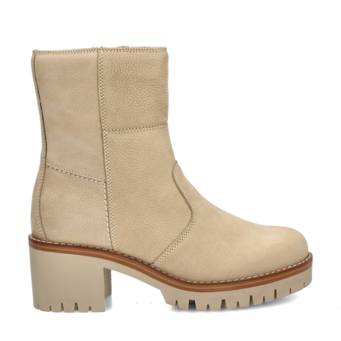 Nelson rits- & gesloten boots – Ecru