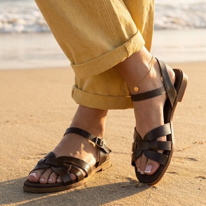 Oh My Sandals Oh My Sandals Sandalen bruin Lak