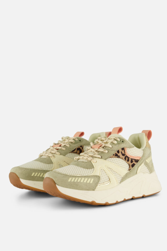 POSH by Poelman Posh Sneakers groen Synthetisch