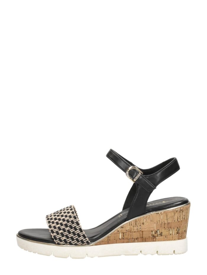 tamaris Sandalen Hak – Zwart