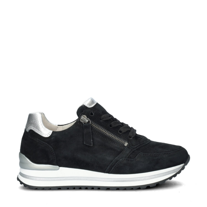 Gabor Comfort Optifit lage sneakers – Zwart