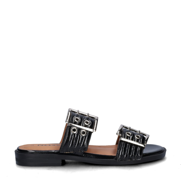 Nelson slippers – Zwart