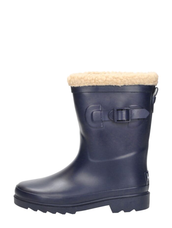 Keq Rainboots Fur – Blauw
