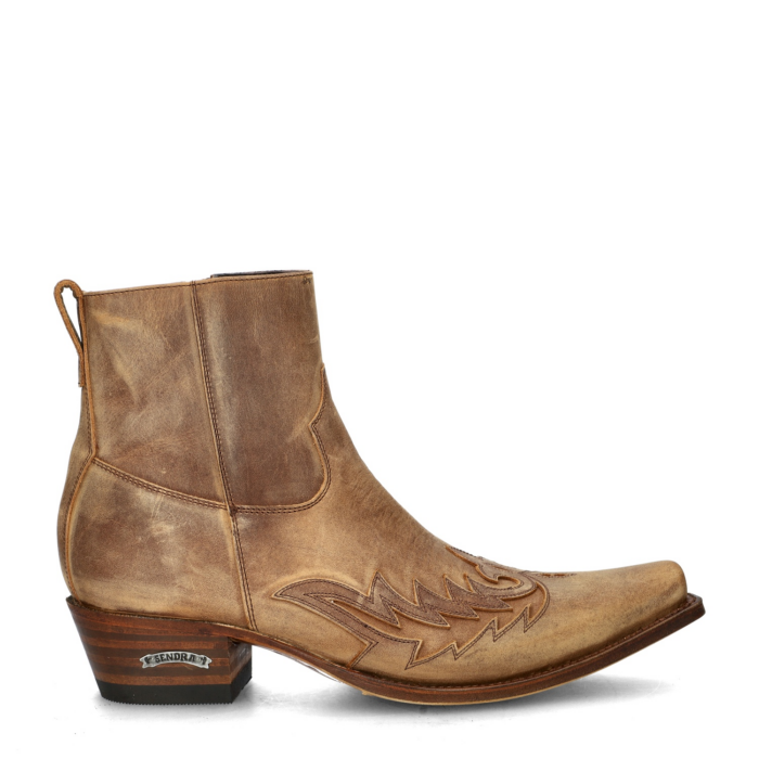 Sendra Ridding 11783 rits- & gesloten boots – Bruin