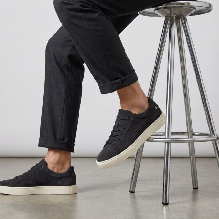 Rieker Sneakers blauw Suede