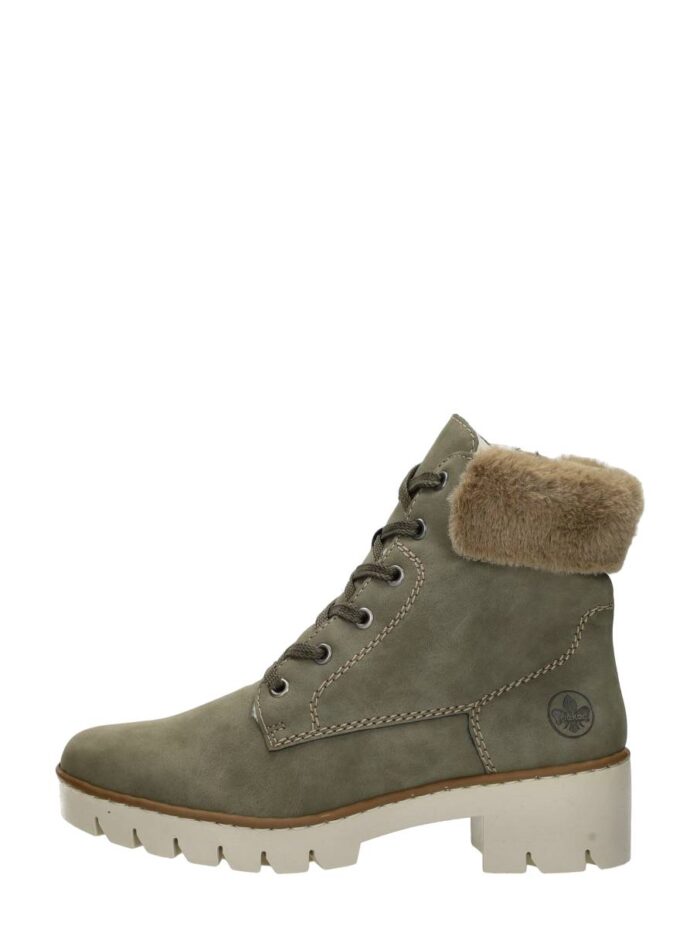 Rieker Veterschoenen Hoog – Groen