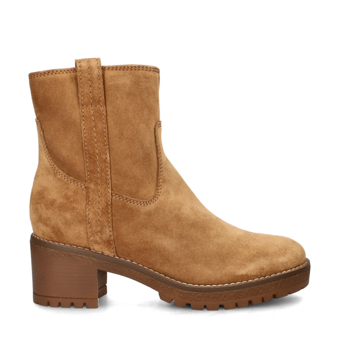 Nelson rits- & gesloten boots – Cognac