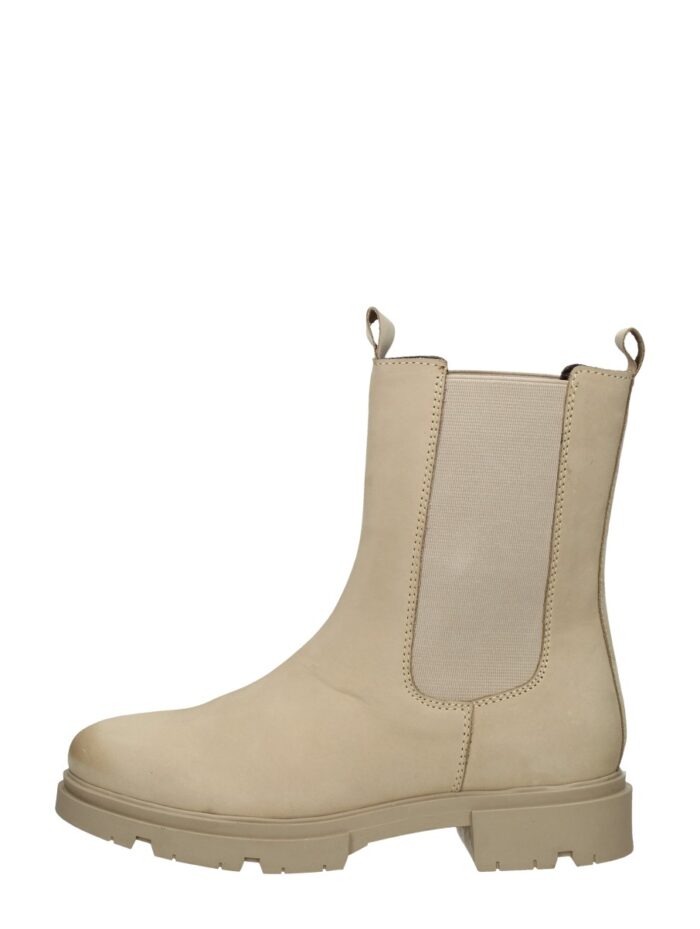 Sub55 Enkellaarsjes Plat – Beige