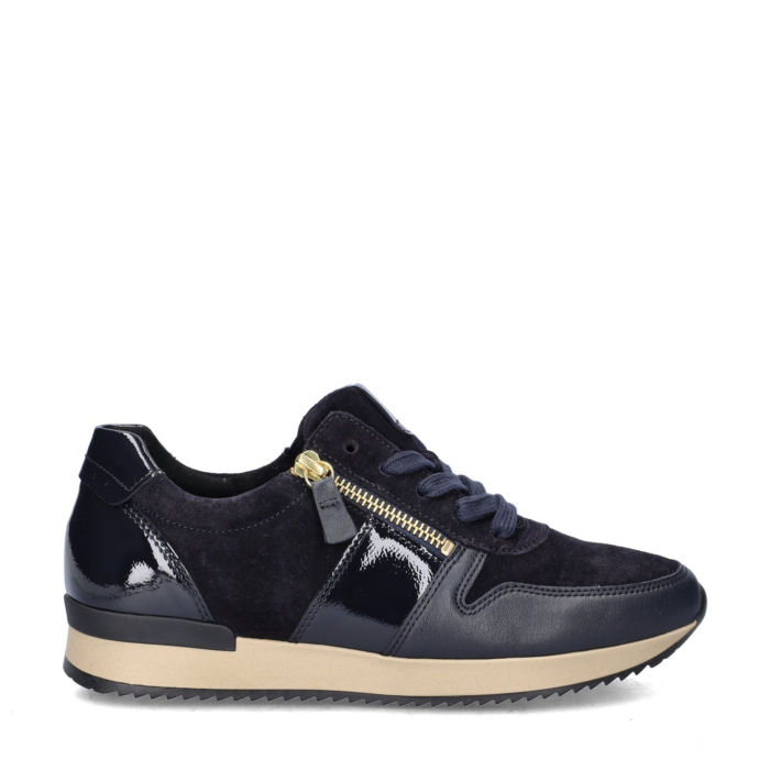 Gabor Best Fitting lage sneakers – Blauw