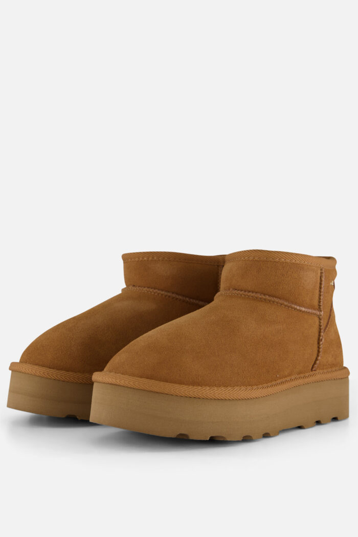 s.Oliver Plateau Gevoerde boots cognac Suede