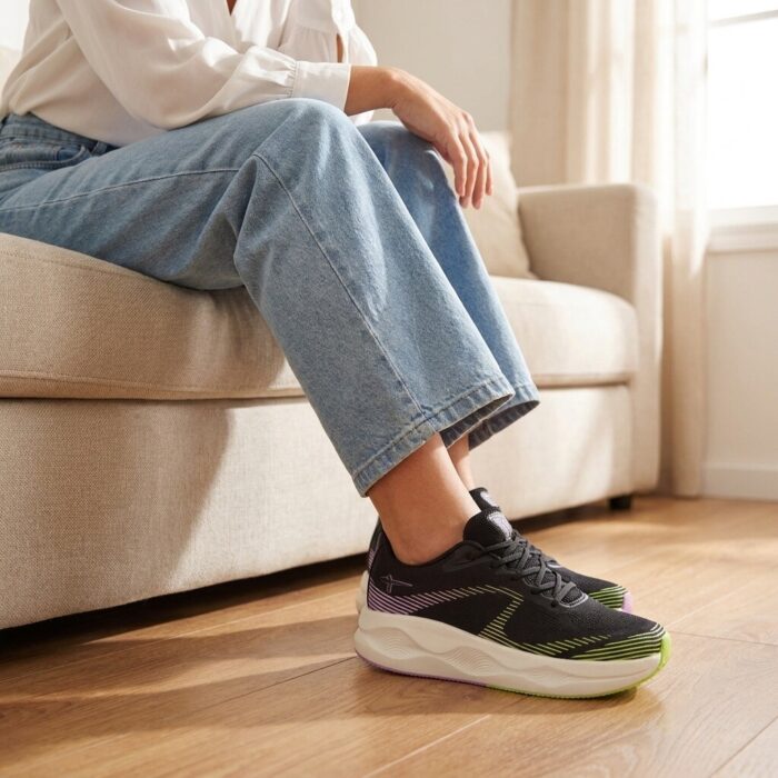 Tamaris Light Weight Sneakers zwart Textiel