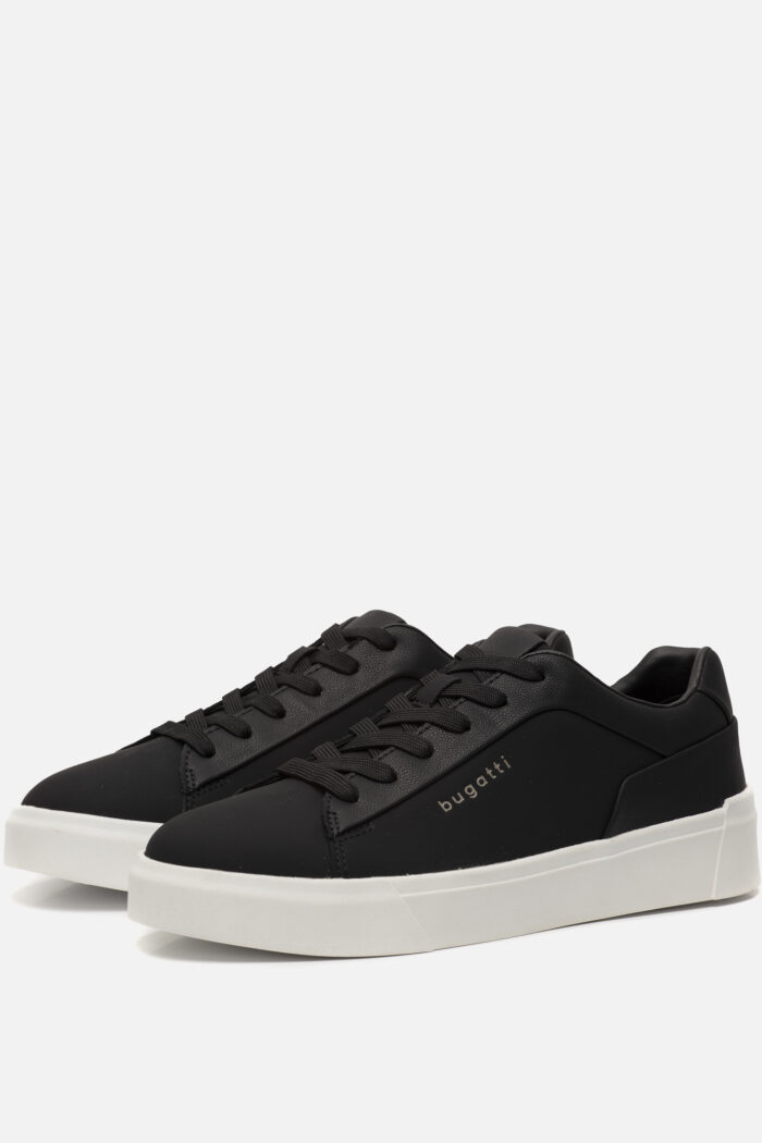 Bugatti Gunter Sneakers zwart Leer