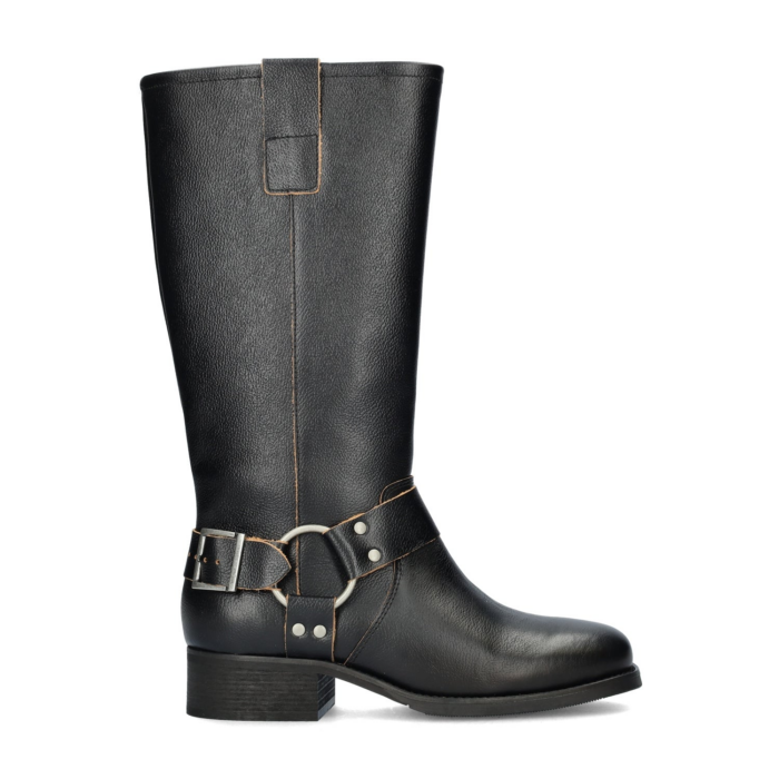 Nelson bikerboots – Zwart