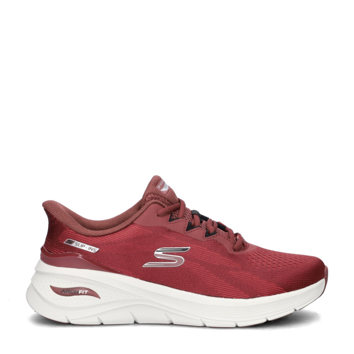 Skechers Hands Free Slip-Ins Arch Fit Fiddow instapschoenen – Rood