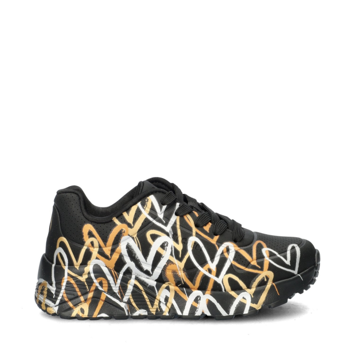 Skechers X Jgoldcrown Uno Lite Sneakers zwart