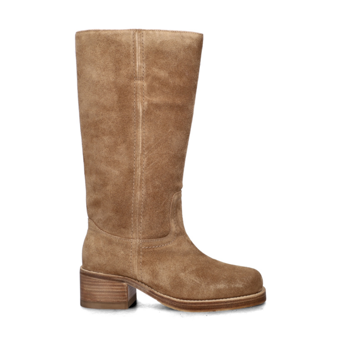 Bronx hoge laarzen – Beige