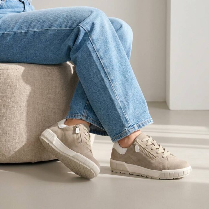 Feyn Sneakers beige Suède K-Leest