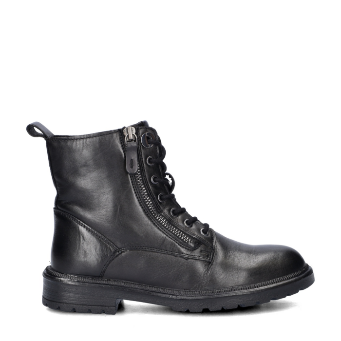 Nelson veterboots – Zwart