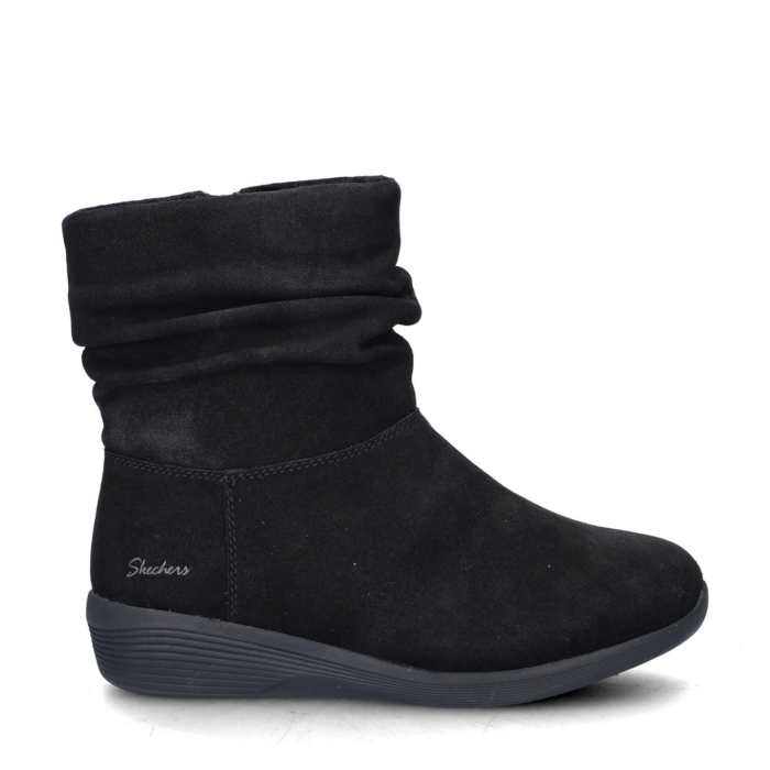 Skechers Arya rits- & gesloten boots – Zwart