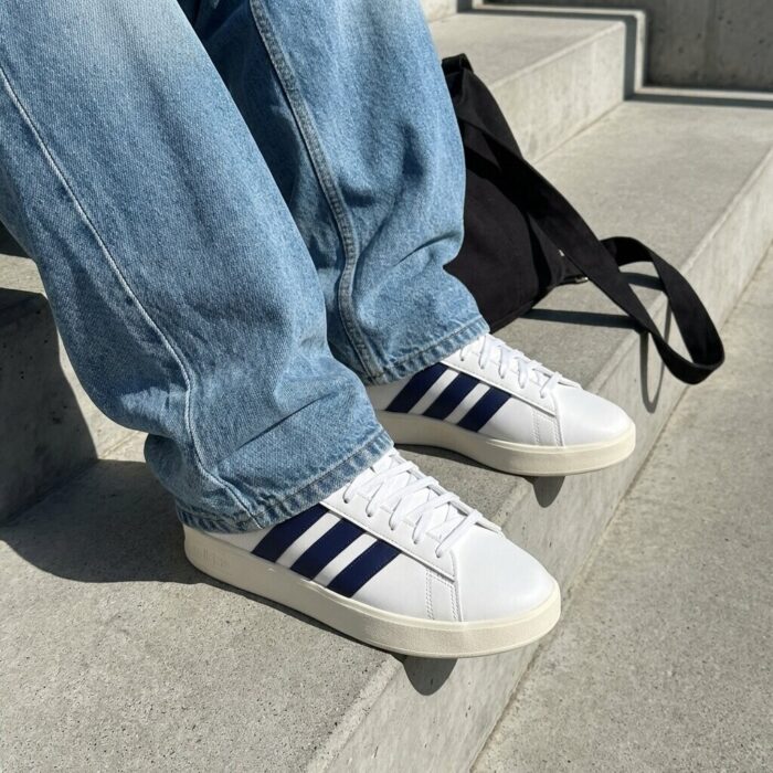 Adidas Grand Court 3.0 Sneakers wit Synthetisch