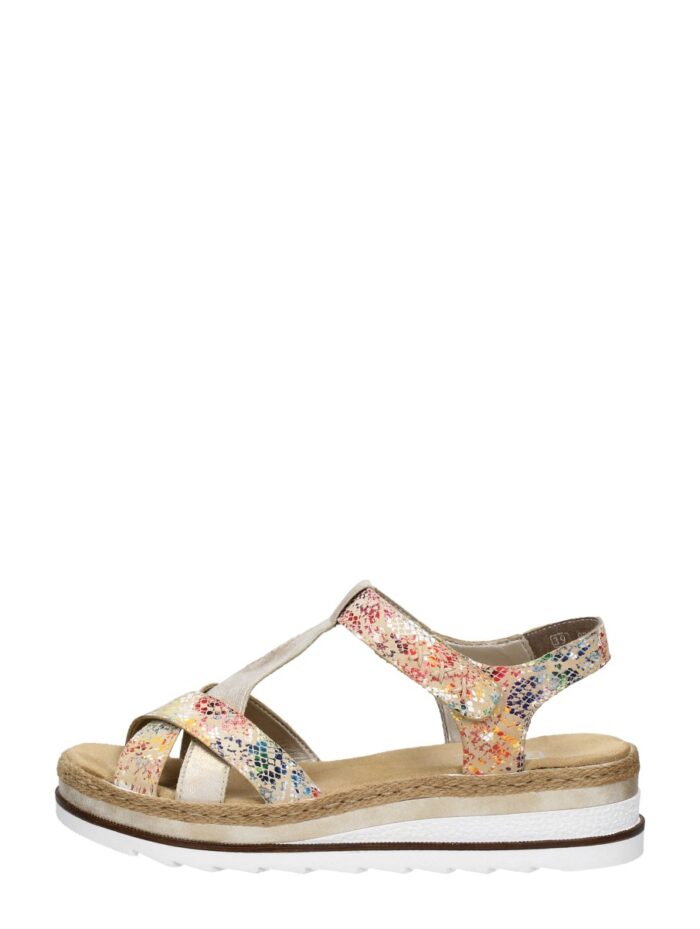 Rieker Sandalen Plat – Beige