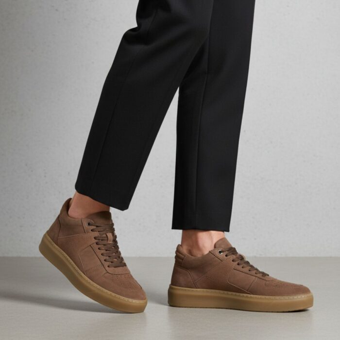 Vertice Veterschoenen bruin Leer