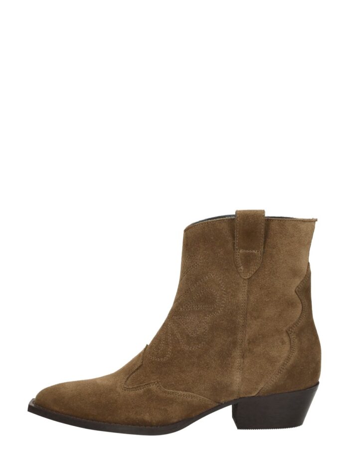 Red Rag Enkellaarsjes Hak – Taupe