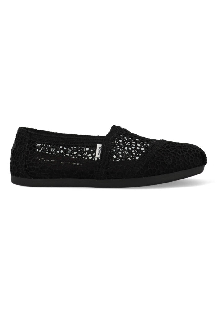 Toms Nat Moroccan Crochet Zwart