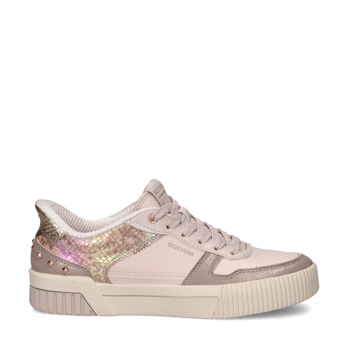 Skechers Hands Free Slip-In Street Juno Subtle Shimmer lage sneakers – Beige