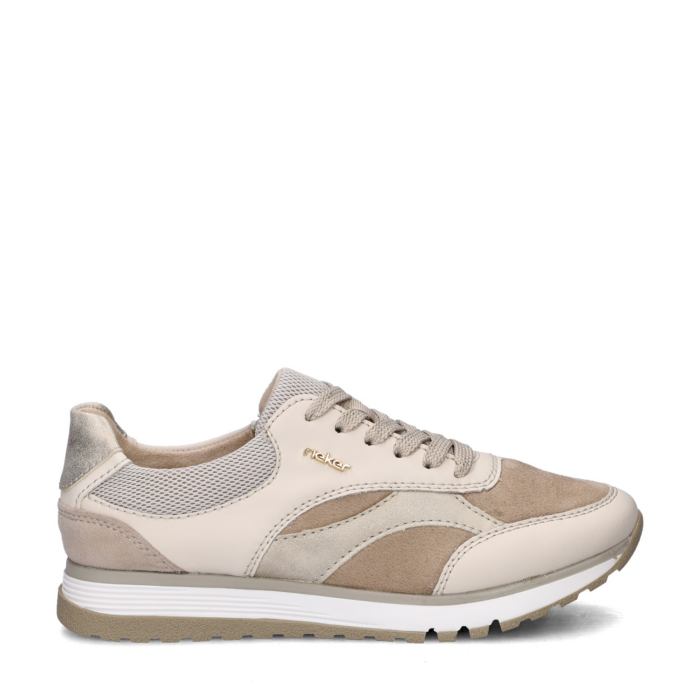 Rieker Sneakers beige Synthetisch