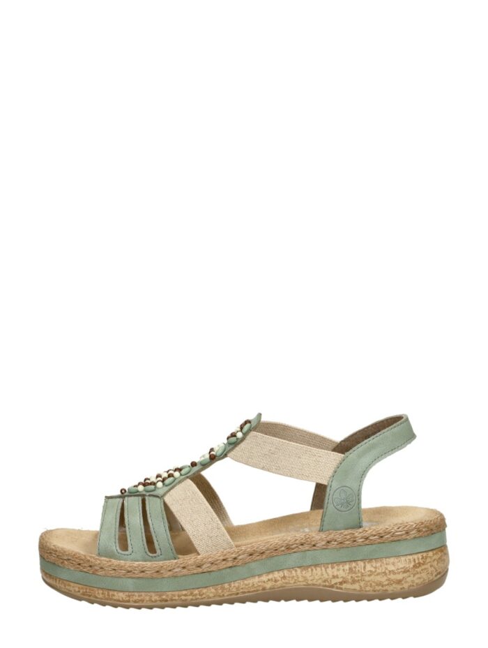 Rieker Sandalen Plat – Mint