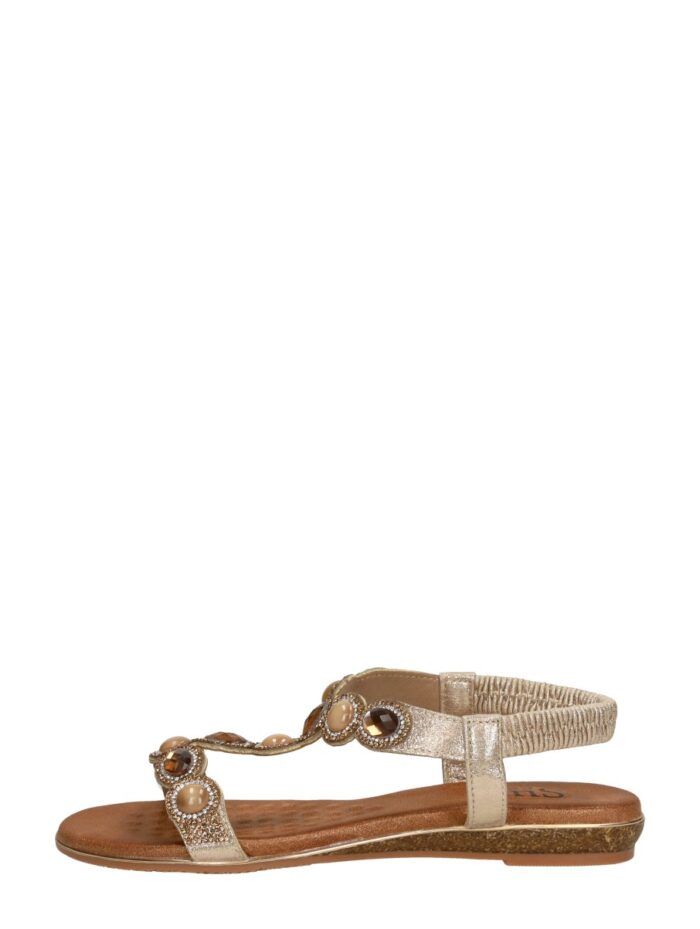 Sub55 Sandalen Plat – Goudkleur