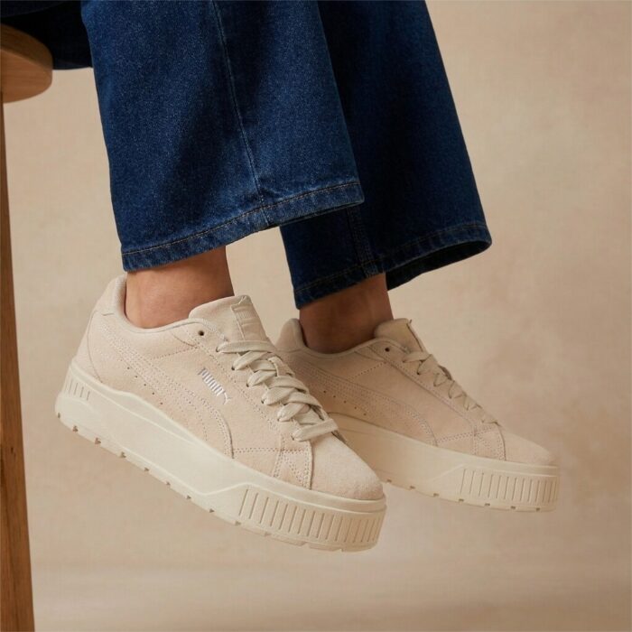 Puma Carina 3.0 Sneakers bruin Suède – Wit
