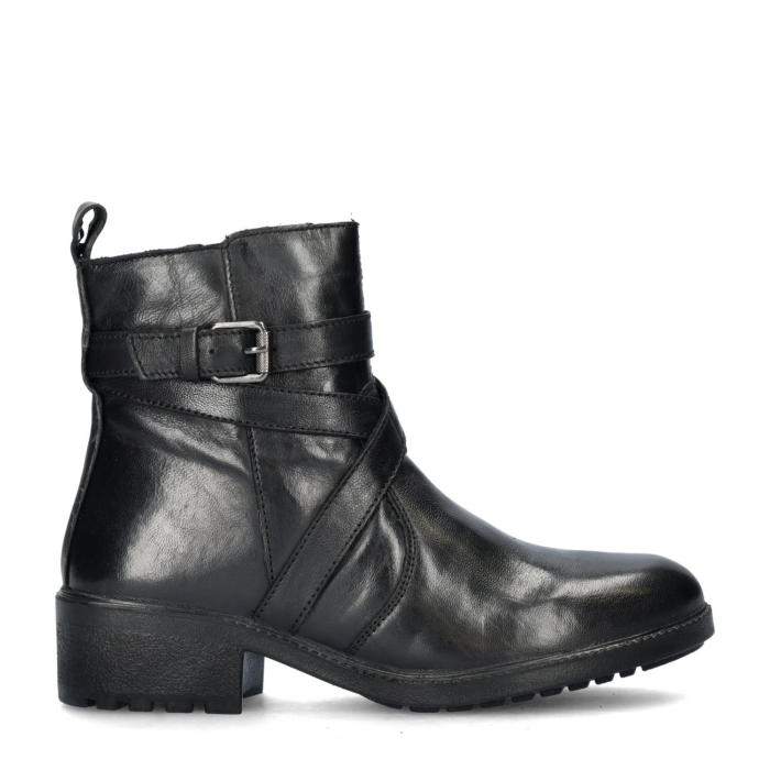 Nelson rits- & gesloten boots – Zwart