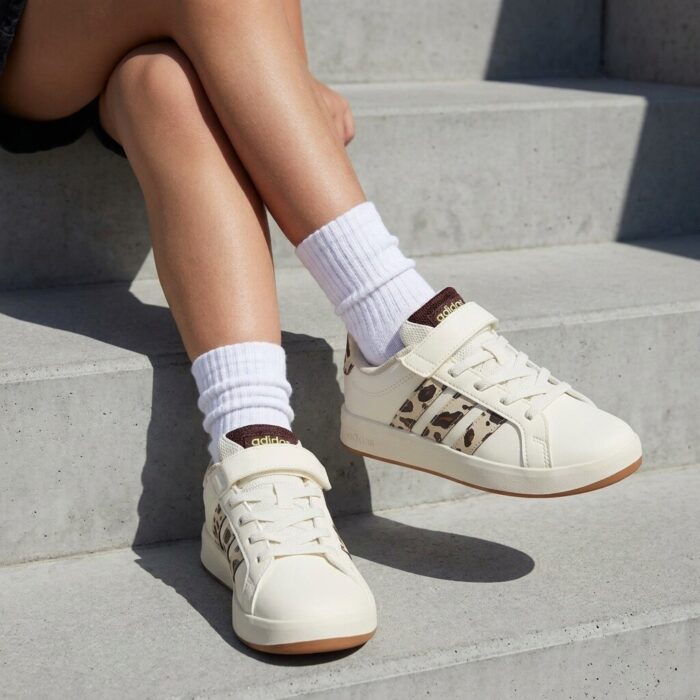 Adidas Grand Court 3.0 Sneakers wit Synthetisch