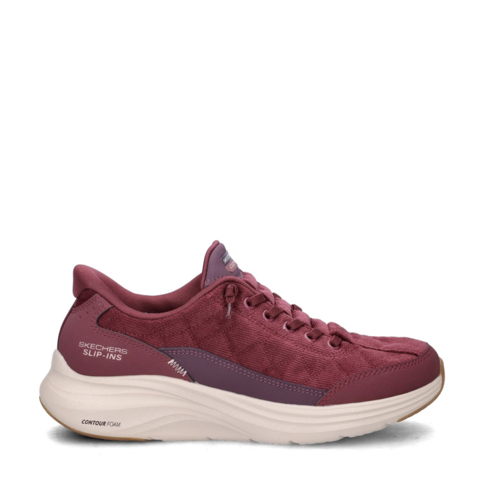Skechers Hands Free Slip-Ins Contour Foam Cozy Fit instapschoenen – Rood