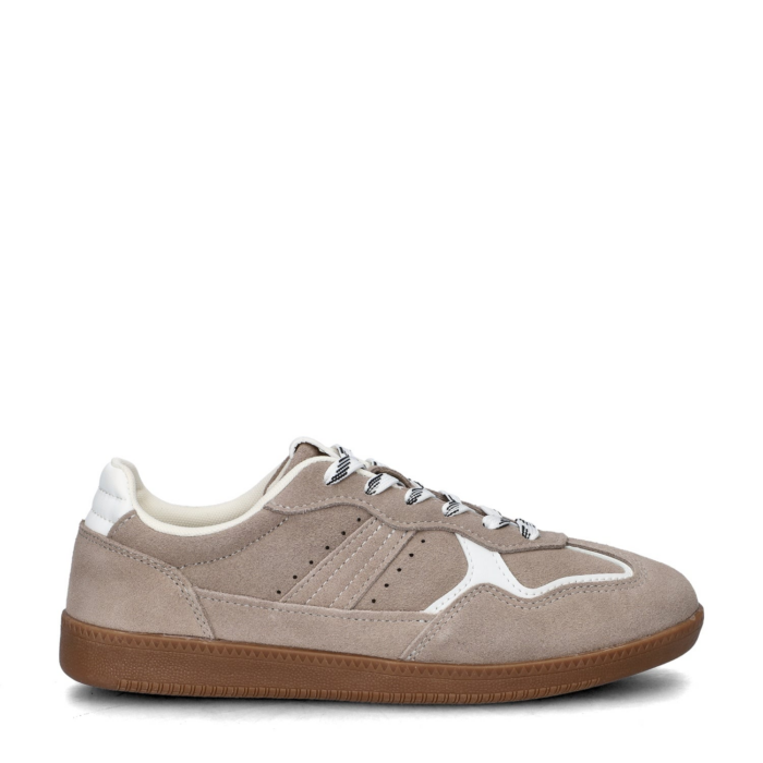 Nelson lage sneakers – Beige