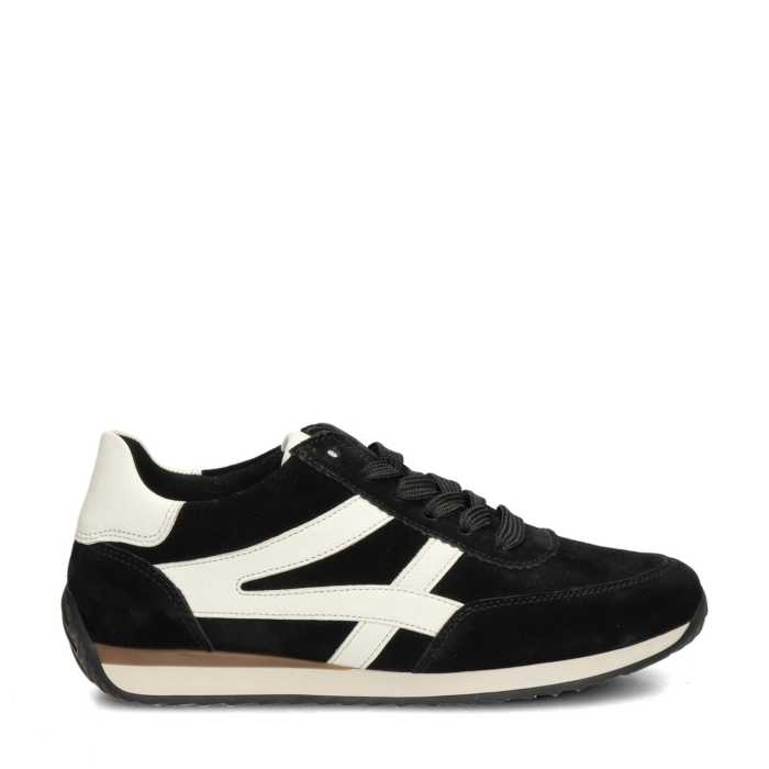 Gabor lage sneakers – Zwart