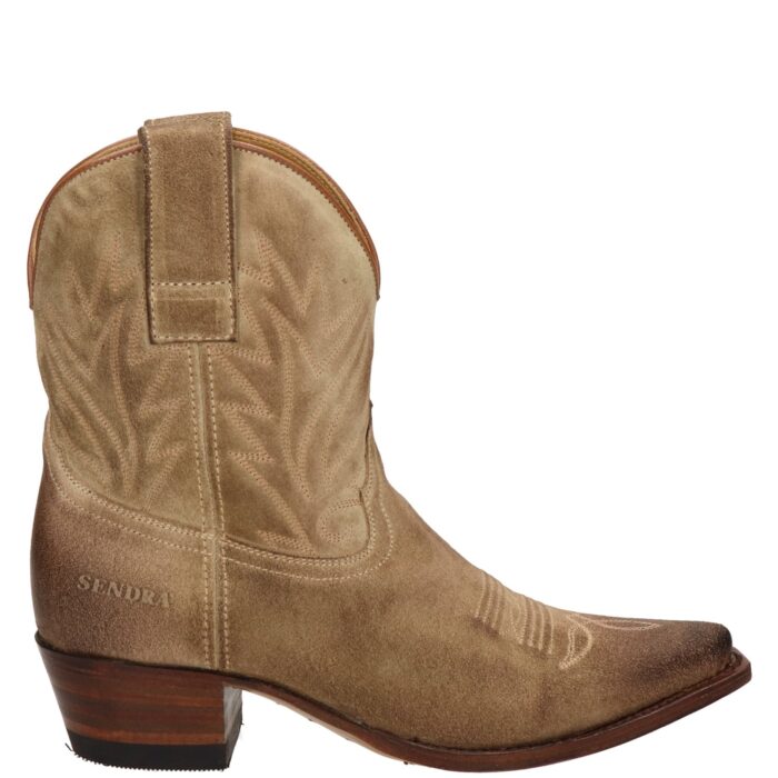 Sendra 16954 Berdy enkellaarsjes – Beige